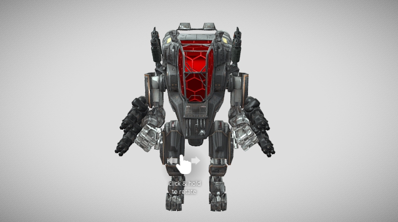 Deathead's robot - Wolf. New Order