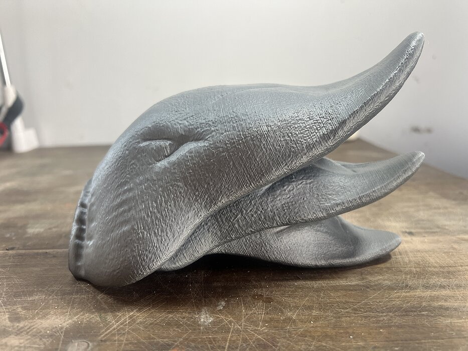3D Printed Battle Damaged Pauldron Armor Model