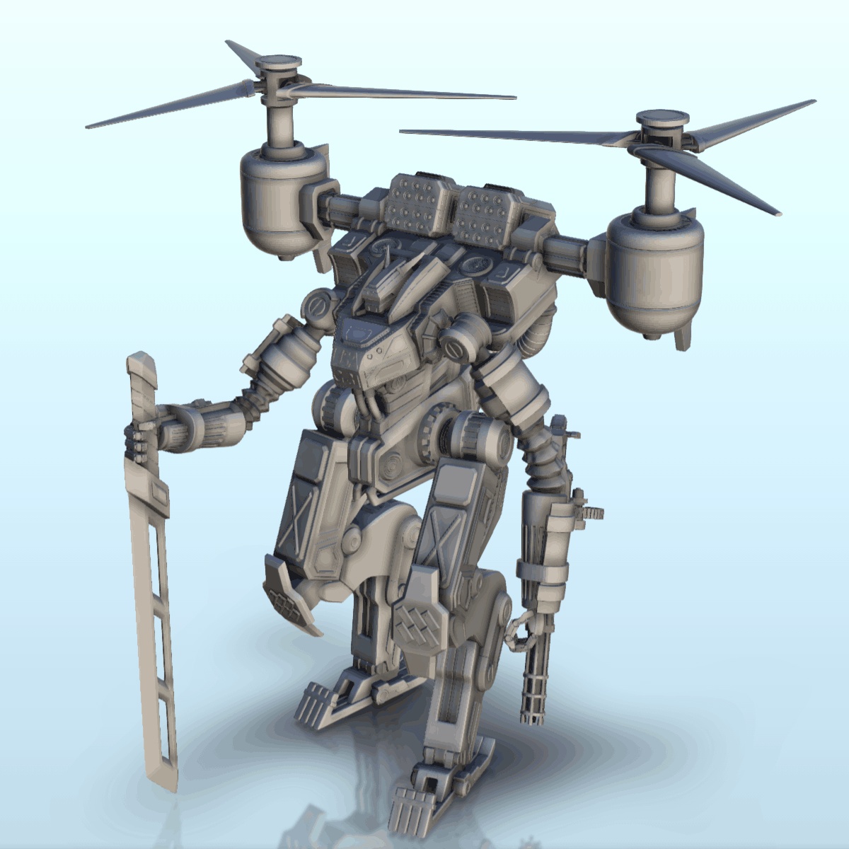 IHRIS COMBAT ROBOT (6) - BATTLETECH MECHWARRIOR SCIFI SCIENCE FICTION SF WARHORDES GRIMDARK CONFRONTATION
