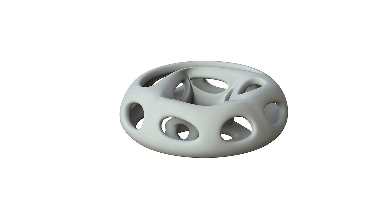 SciFi Cube Object No 66261 Low Poly Shape