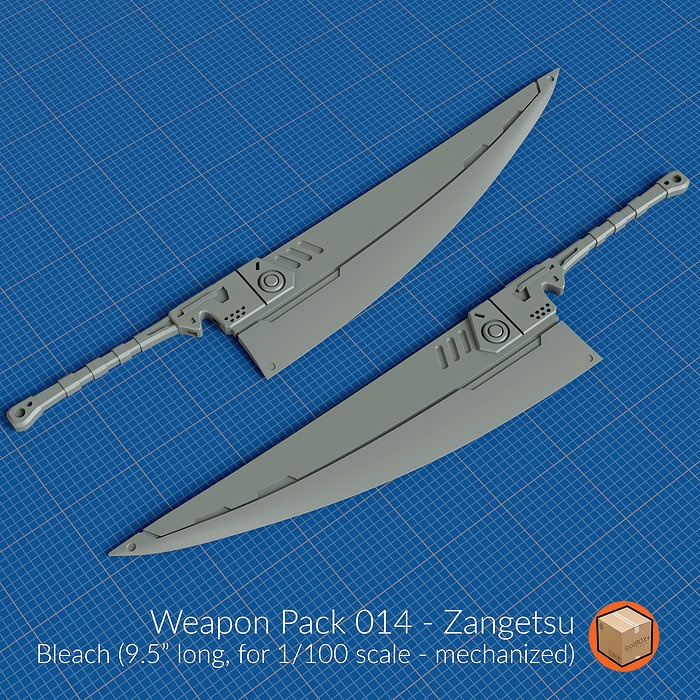 WEAPON PACK 014 - Zangetsu