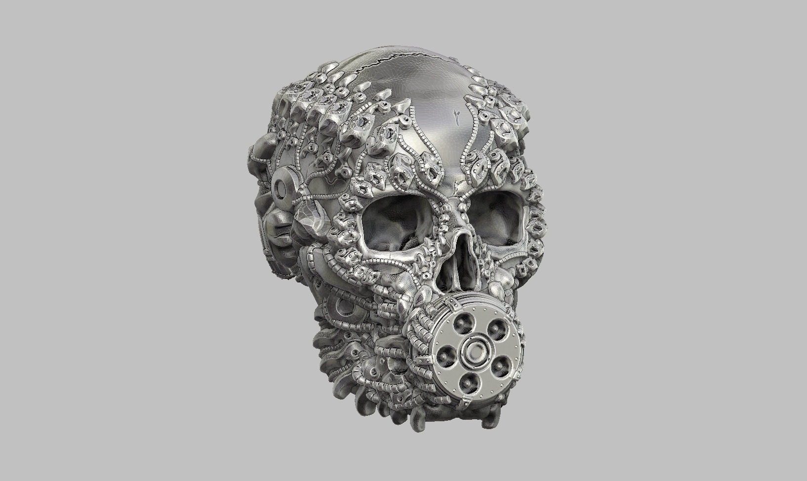 SKULL ROBOT HEAD A31 (1)