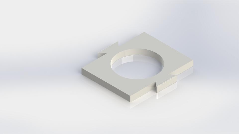 Hub between two mounts fo...