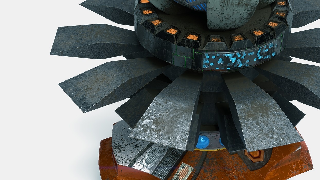 Sci fi Mechanical robot Machine