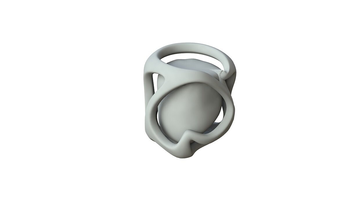 SciFi Shape Object Low Poly 118
