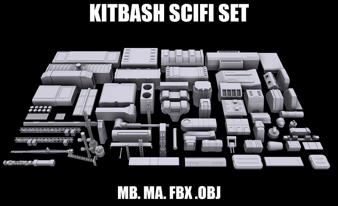 Kitbash Sci-Fi