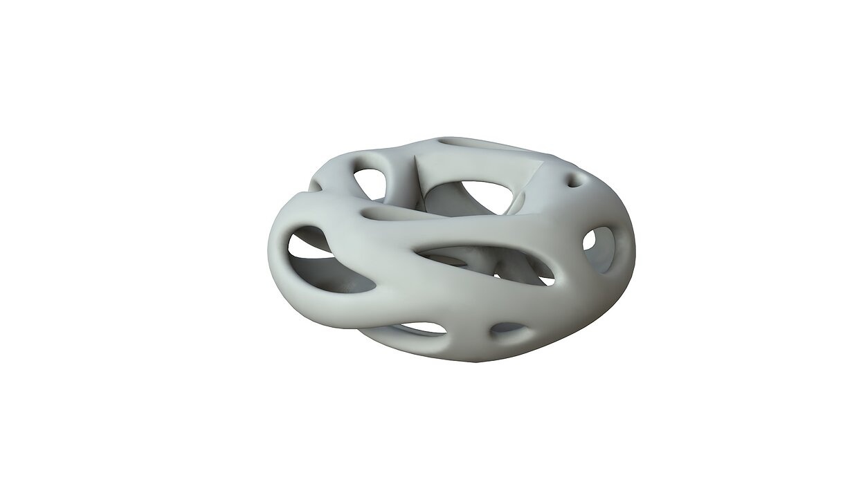 SciFi Cube Object No 65631 Low Poly Shape