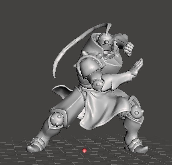 ALPHONSE ELRIC MINIATURE MODEL FOR GAMES RPG FULLMETAL ALCHEMIST