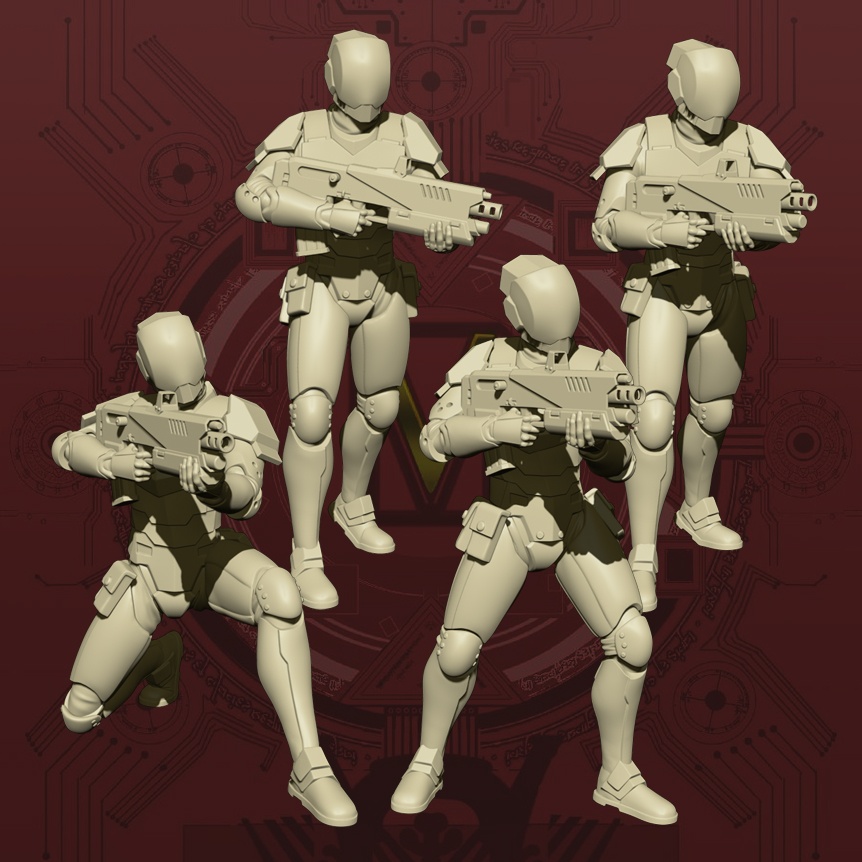 (MERCY'S REACH) INFANTRY REGULAR - COMPLETE COLLECTION