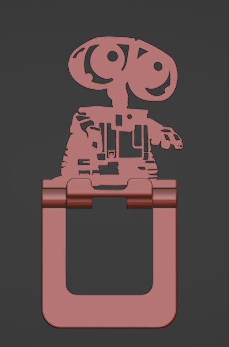 Wall-E Shaped Phone Stand