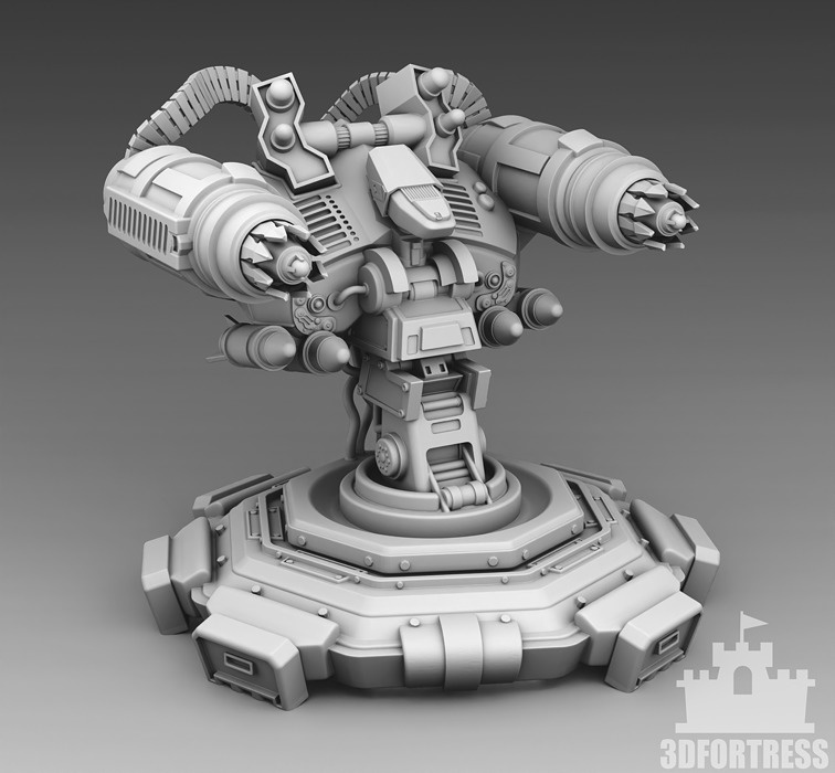 Martian robot turret