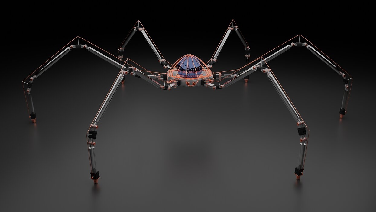 Mechanical spyder-robot