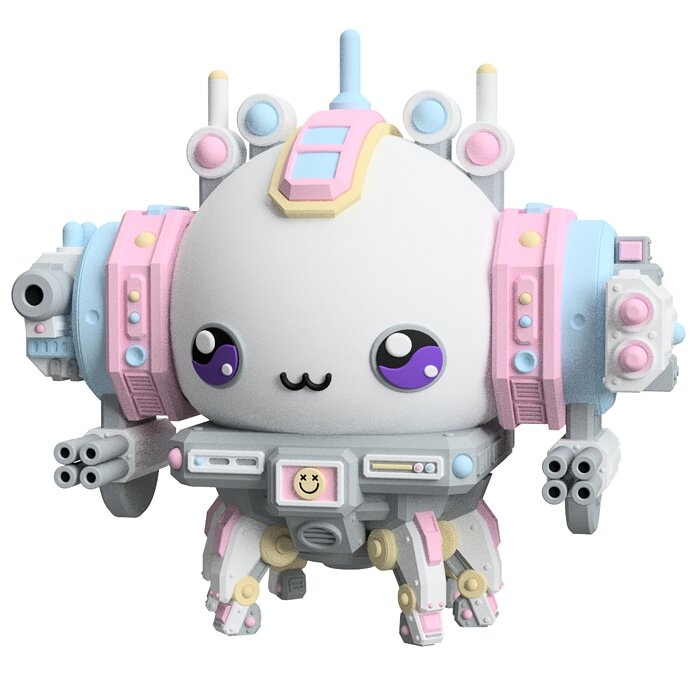 Scuddles Mech Miniature for Tabletop Wargames