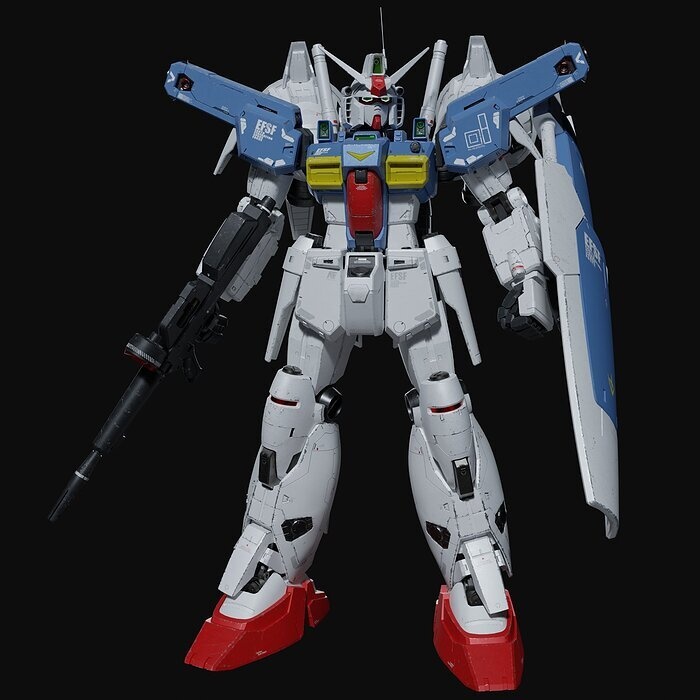 Gundam RX-78 GP01Fb weathering style