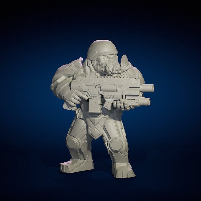 BOAR FROM FUTURE ANIMALS SQUAD