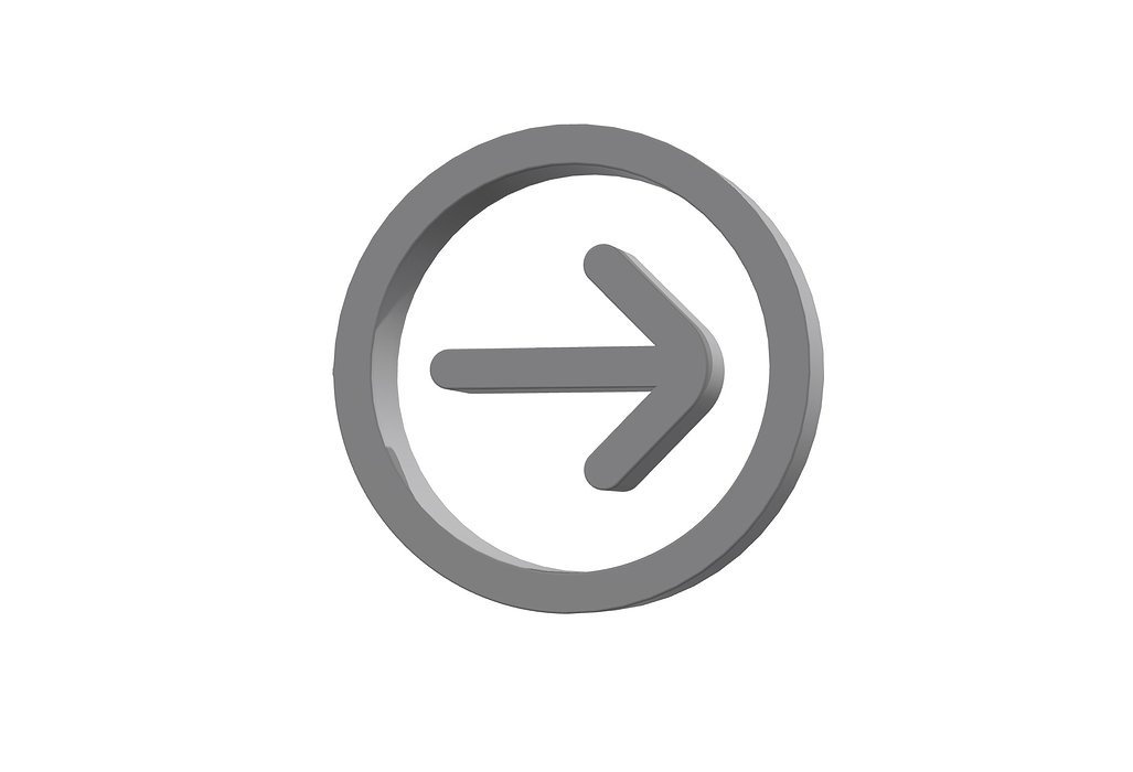 3d arrow circle left