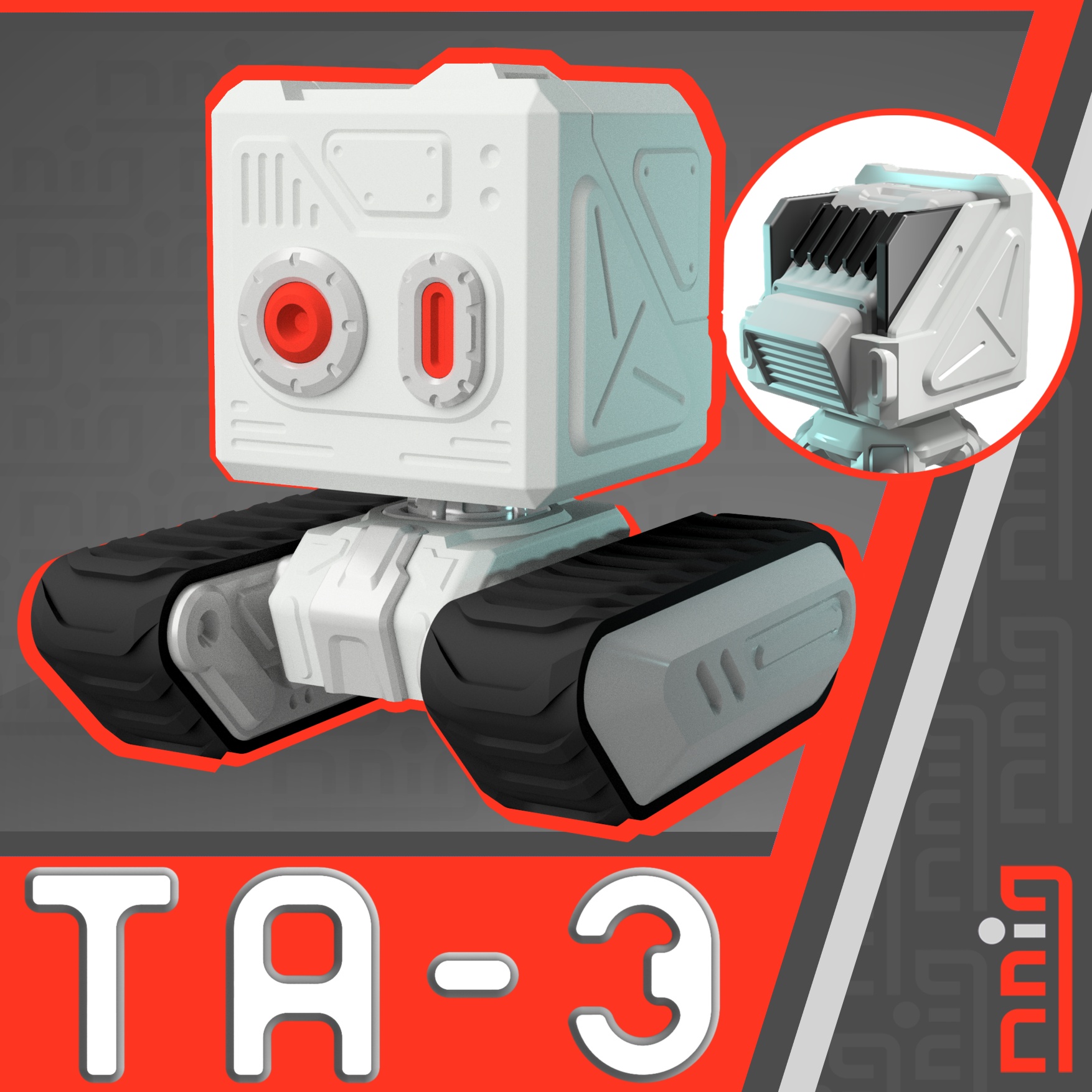 TA-3 SD-CARD HOLDER ROBOT