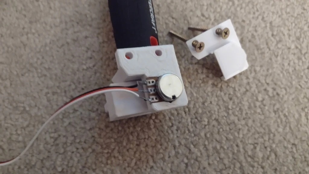 Shoulder potentiometer holder upgrade for InMoov robot