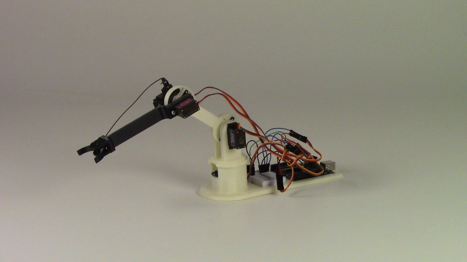 3-D printed microservo ar...