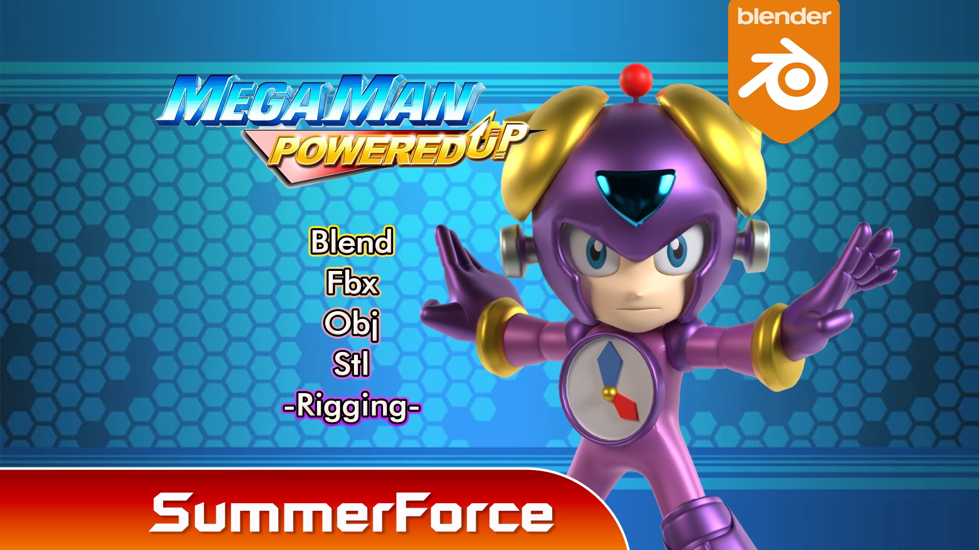 TIMEMAN - MEGAMAN POWERED UP