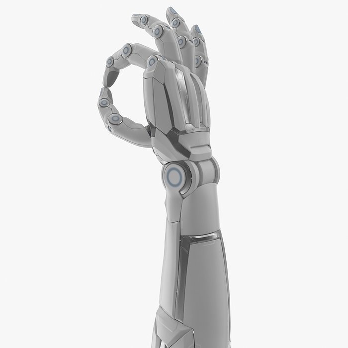 Cyborg arm shows OK