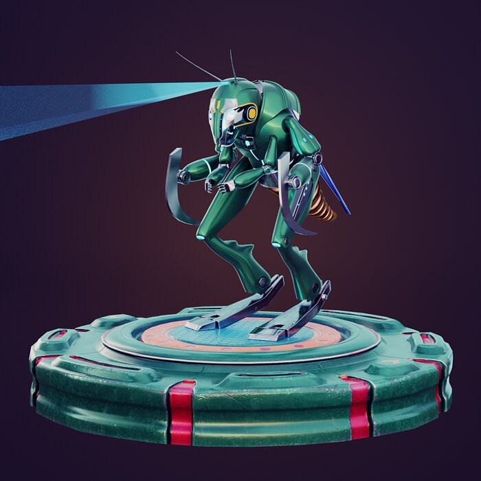 Grasshopper robot