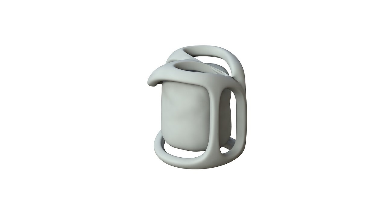 SciFi Shape Object Low Poly