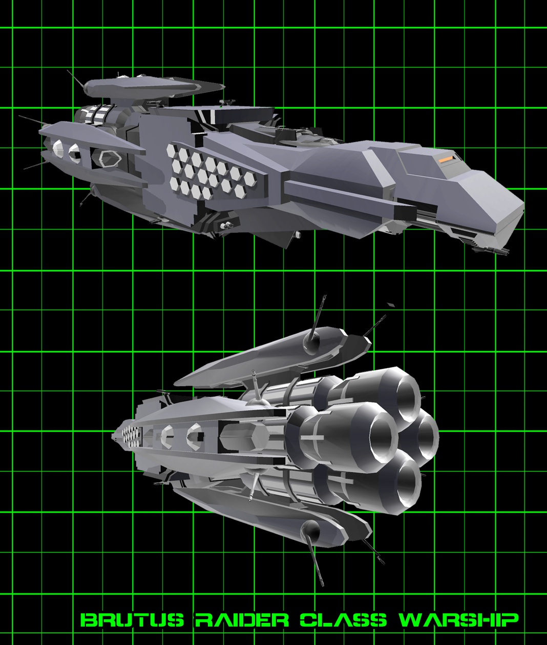 BRUTUS RAIDER CLASS WARSHIP