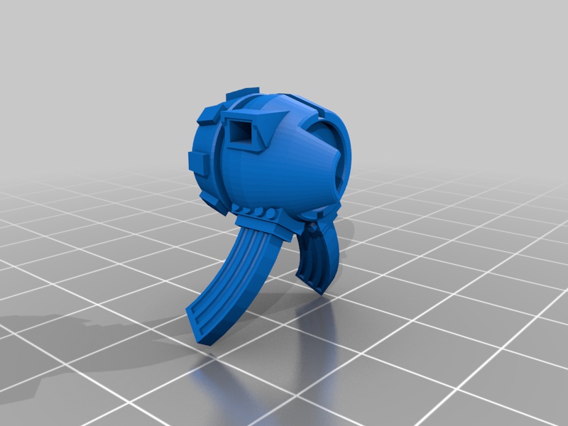 Heavy Phosphor Gatling Blaster for Martian Robots