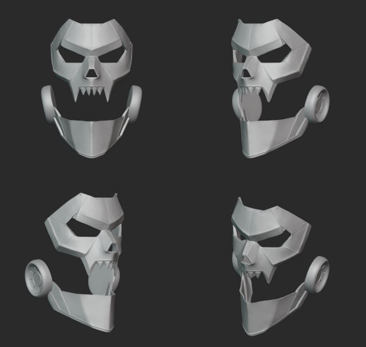 ROBOT MASK 3D STL FILE | ROBOT MASK DIGITAL FILE
