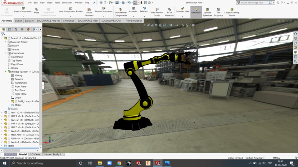 Industrial Robotic Arm