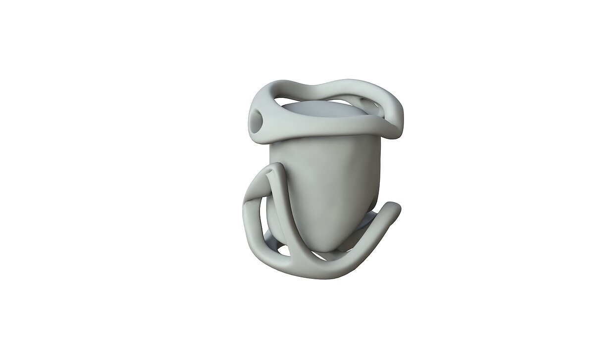 SciFi Shape Object Low Poly 43