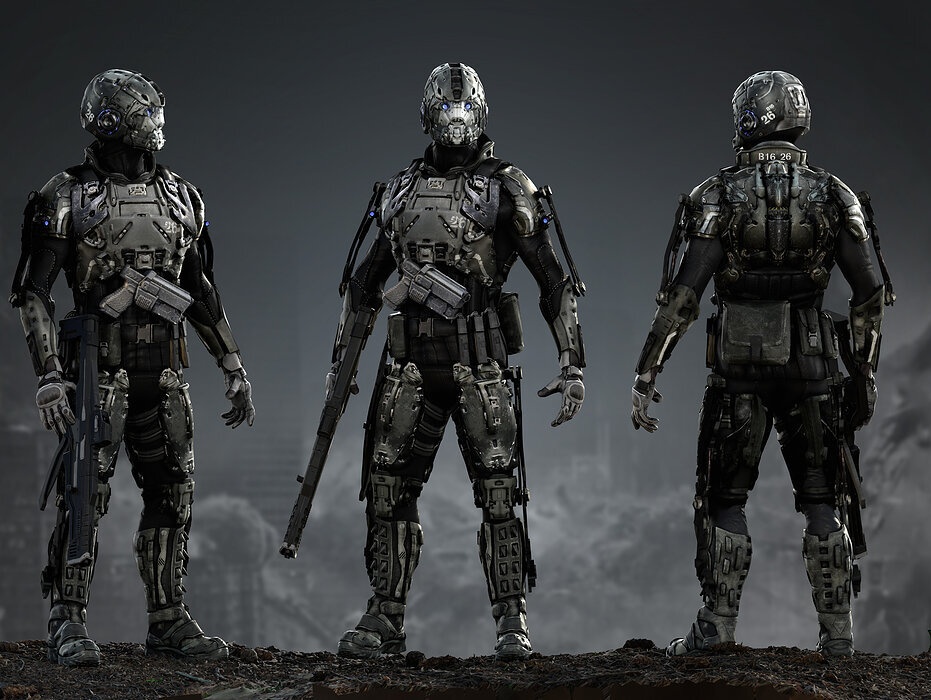 Elite Soldier from Warriors of Future 