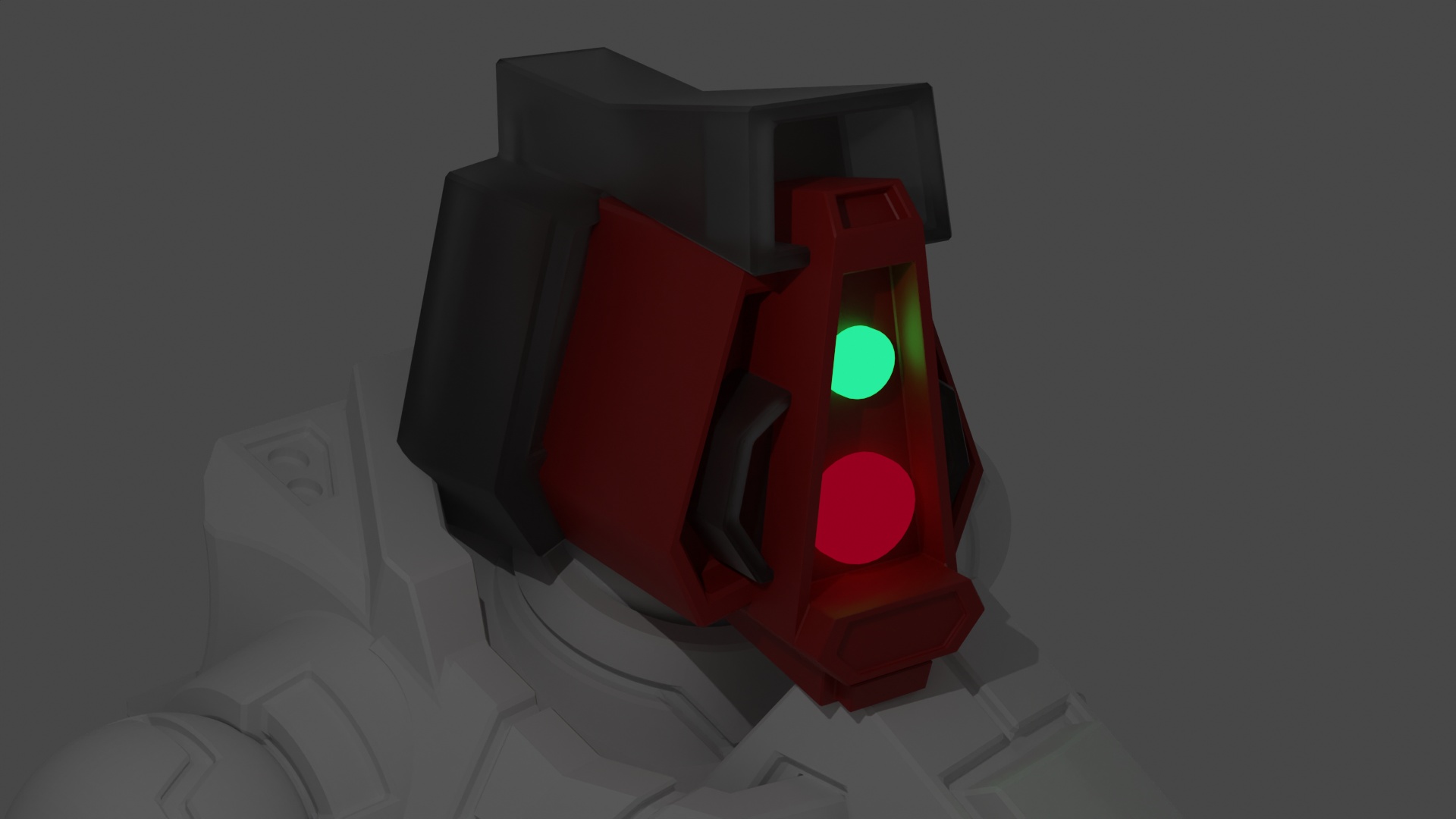 SPACE COMMUNIST ROBOT HEAD