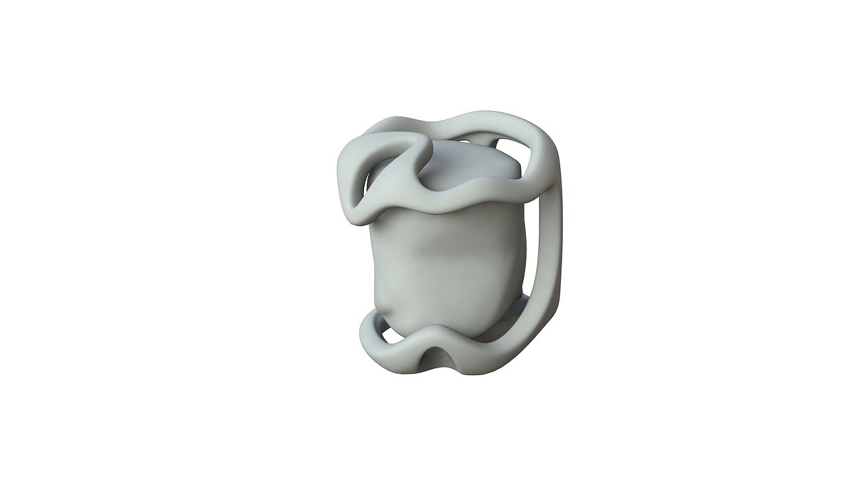 SciFi Shape Object Low Poly