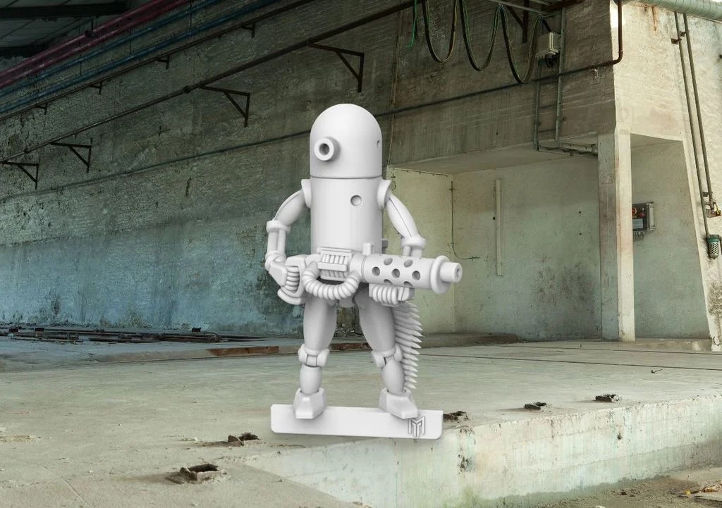28mm Pen Top Battle Droid Miniature