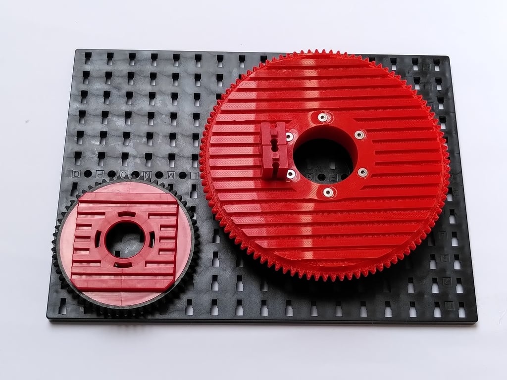 Giant fischertechnik z100 slewing ring gear (Drehkranz)