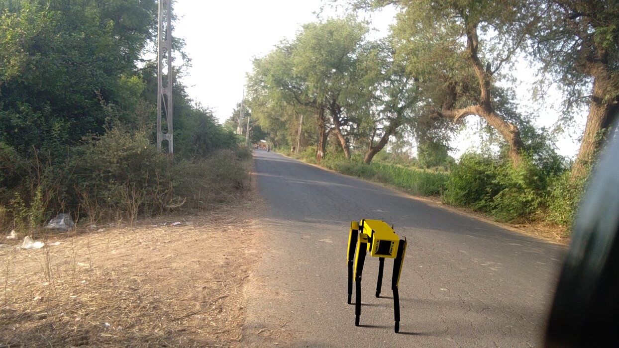Robot dog like spot dog