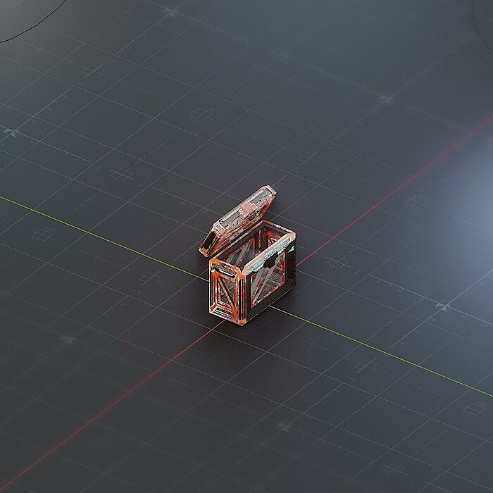 Sci-Fi Crate Box Container  Sci Fi  Object Space  027