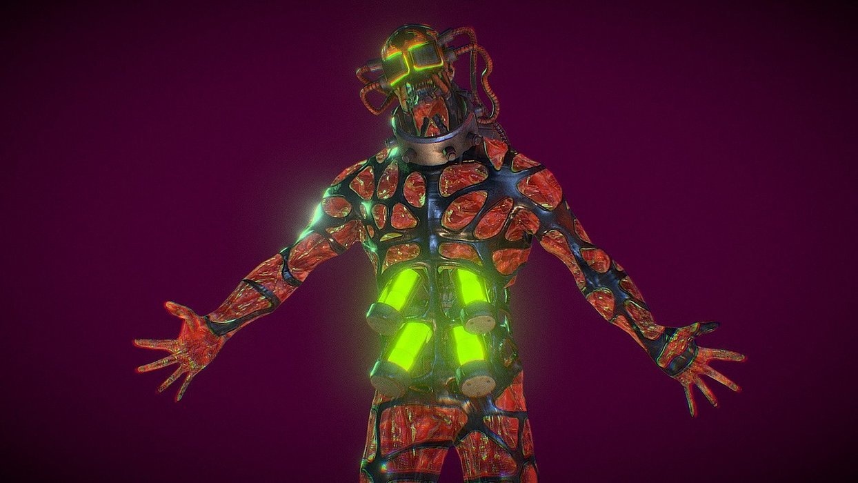 Cyberpunk Runner Enemy