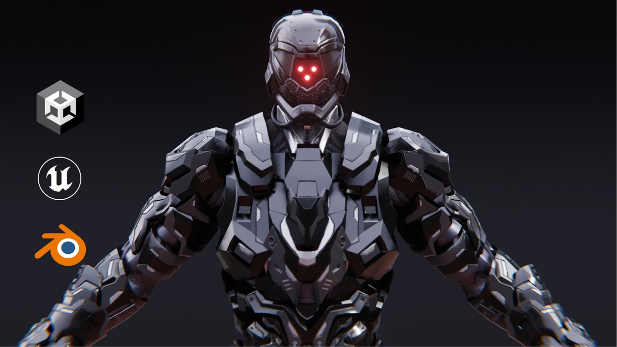 Sci-Fi Robotic Character
