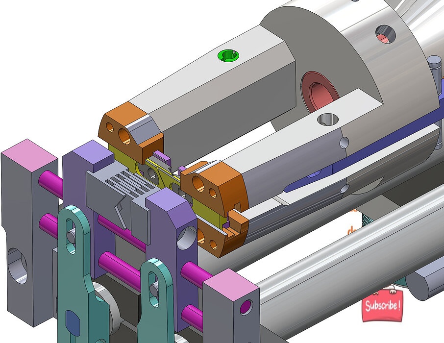 industrial 3D model Wire stripping machine