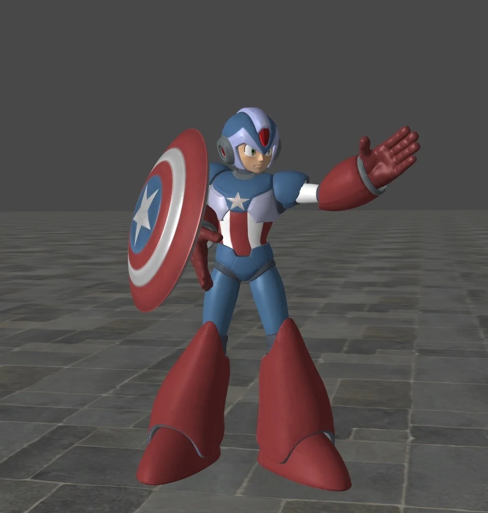 Megaman Capt America