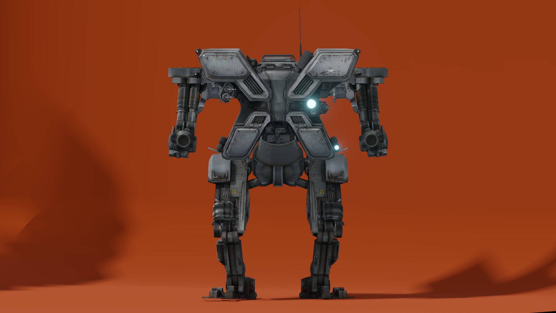 CIVILIAN ROBOT - POSABLE STL FILE INCLUDED