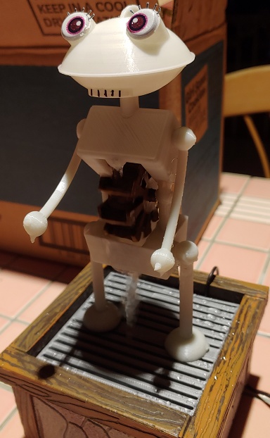 Futurama water wheel robot