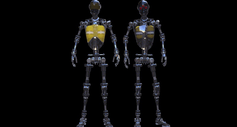 ROBOT SCIFI DOWNLOAD ROBOT 3D MODEL ANIMATED FOR BLENDER-FBX-UNITY-MAYA-UNREAL-C4D-3DS MAX - 3D PRINTING ROBOT SCIFI ROBOT EBOOK BOY KID