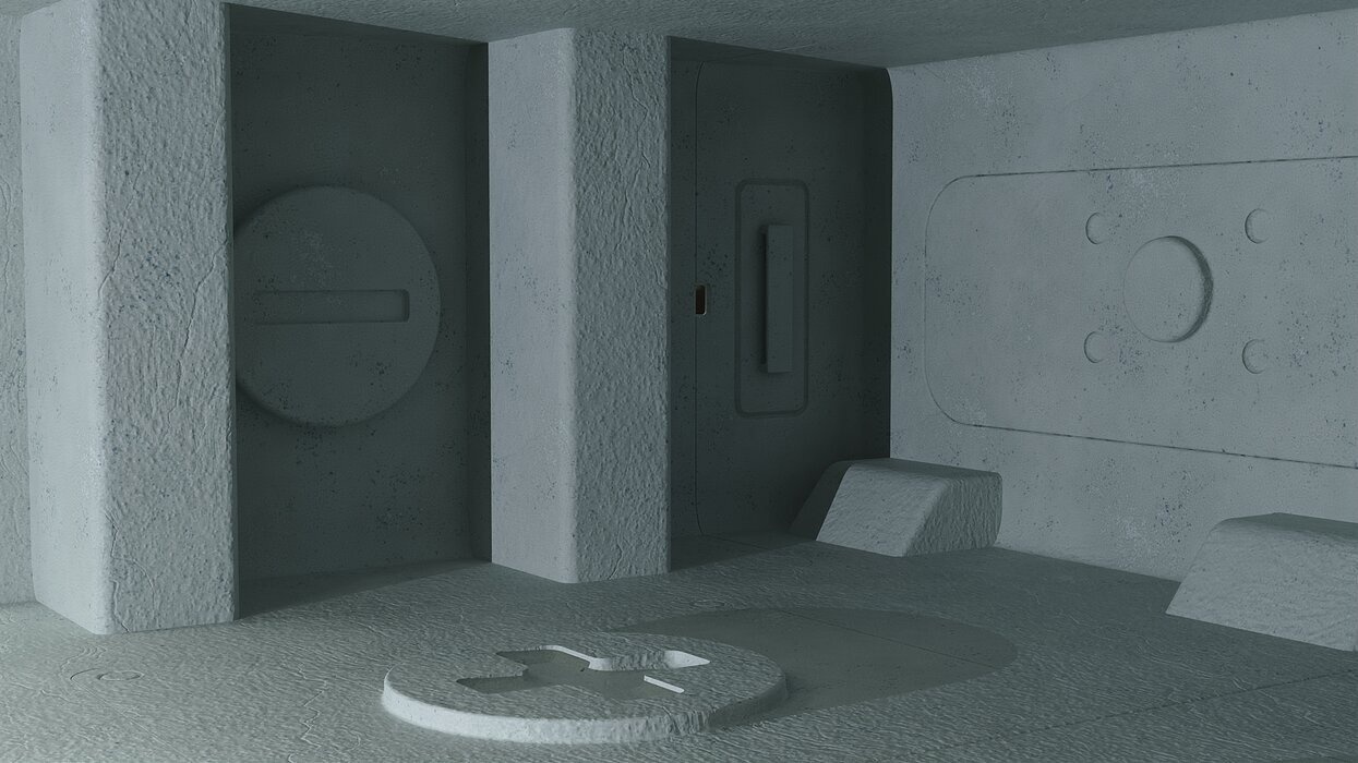 scifi room space  6vol