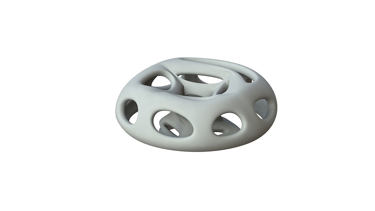 SciFi Cube Object No 66271 Low Poly Shape