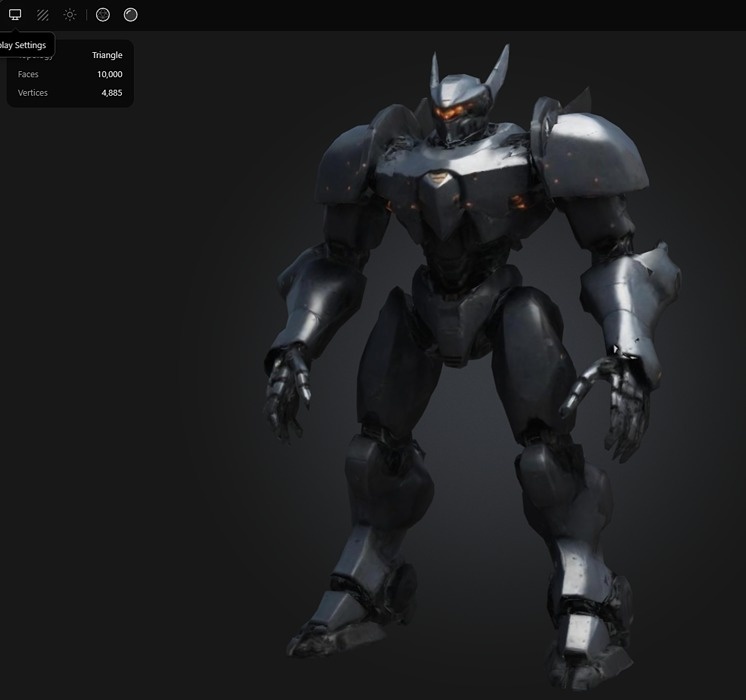 Dark Armored Robot