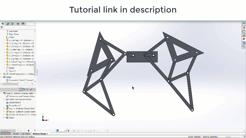Theo jansen mechanism in ...